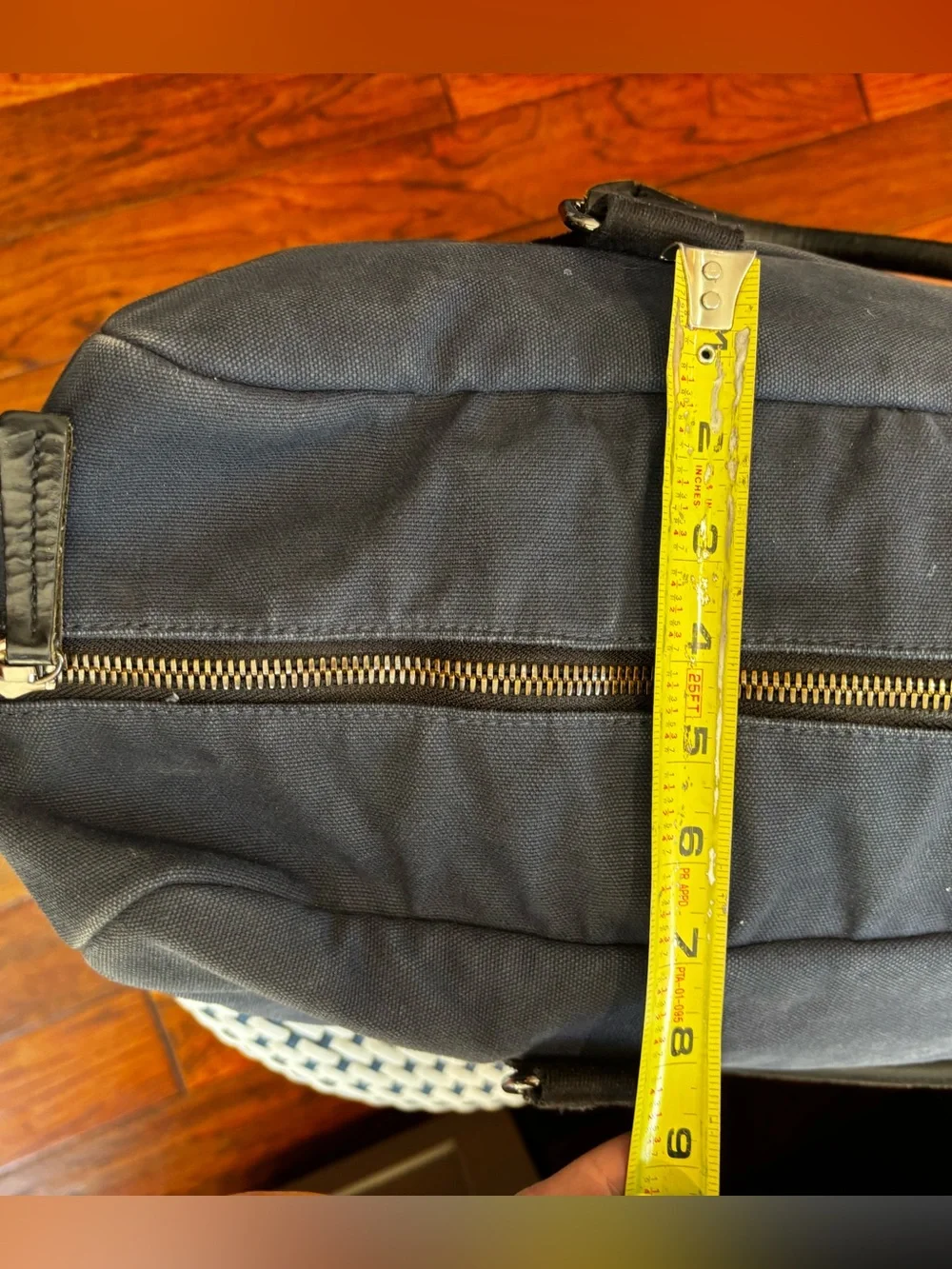 Frank and Oak  Classic Canvas Weekender Bag - Navy